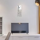 Ver imagem 2 de Relógio de Parede Espelho Acrílico Abstrato Sala Quarto