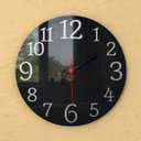 Ver imagem 4 de Relógio De Parede Black Piano Aço Escovado Sala Cozinha