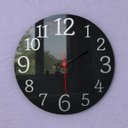 Ver imagem 6 de Relógio De Parede Black Piano Aço Escovado Sala Cozinha