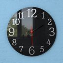 Ver mais imagens de Relógio De Parede Black Piano Aço Escovado Sala Cozinha