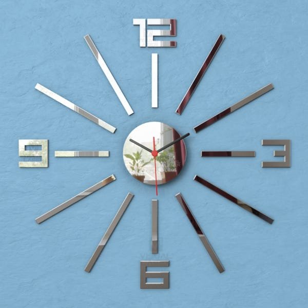 Relógio Parede Espelho Moderno 35cm de Diâmetro - 7