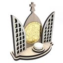 Ver imagem 2 de Capela Oratório São Bento Vitral Com Porta Vela