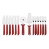 Conjunto Talheres Para Pizza 14 Peças Vermelho Tramontina - 1