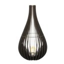 Ver imagem 1 de Abajur Grande de Chão Tulipa Mdf Luminária Preto