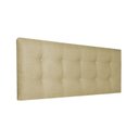 Ver imagem 1 de Cabeceira Botões Cama Box Estofada Luxo Linho Rbl:queen Painel/bege