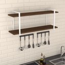 Ver imagem 6 de Nicho Industrial Decorativo para Cozinha 100cm Bm F.gnd