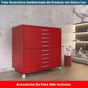 Ver imagem 7 de Mapoteca 10 Gavetas Pandin 120cm (larg) Inmetro Tampo Mdp Branco Estrutura Aço Cinza Gavetas