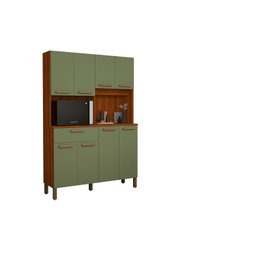 Armario de Cozinha Pequeno Jade 120cm Resistente - 1