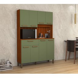 Armario de Cozinha Pequeno Jade 120cm Resistente - 2