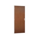 Ver imagem 2 de Kit Porta Madeira com Batente Aço 215 X 81 Cm - R-120 Pintura Epox Pronta P/ Instalar - Mogno:esquer