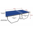 Ver imagem 2 de Mesa de Tênis de Mesa Ping Pong Klopf 1007 com Rodízios Mdp 15mm Oficial