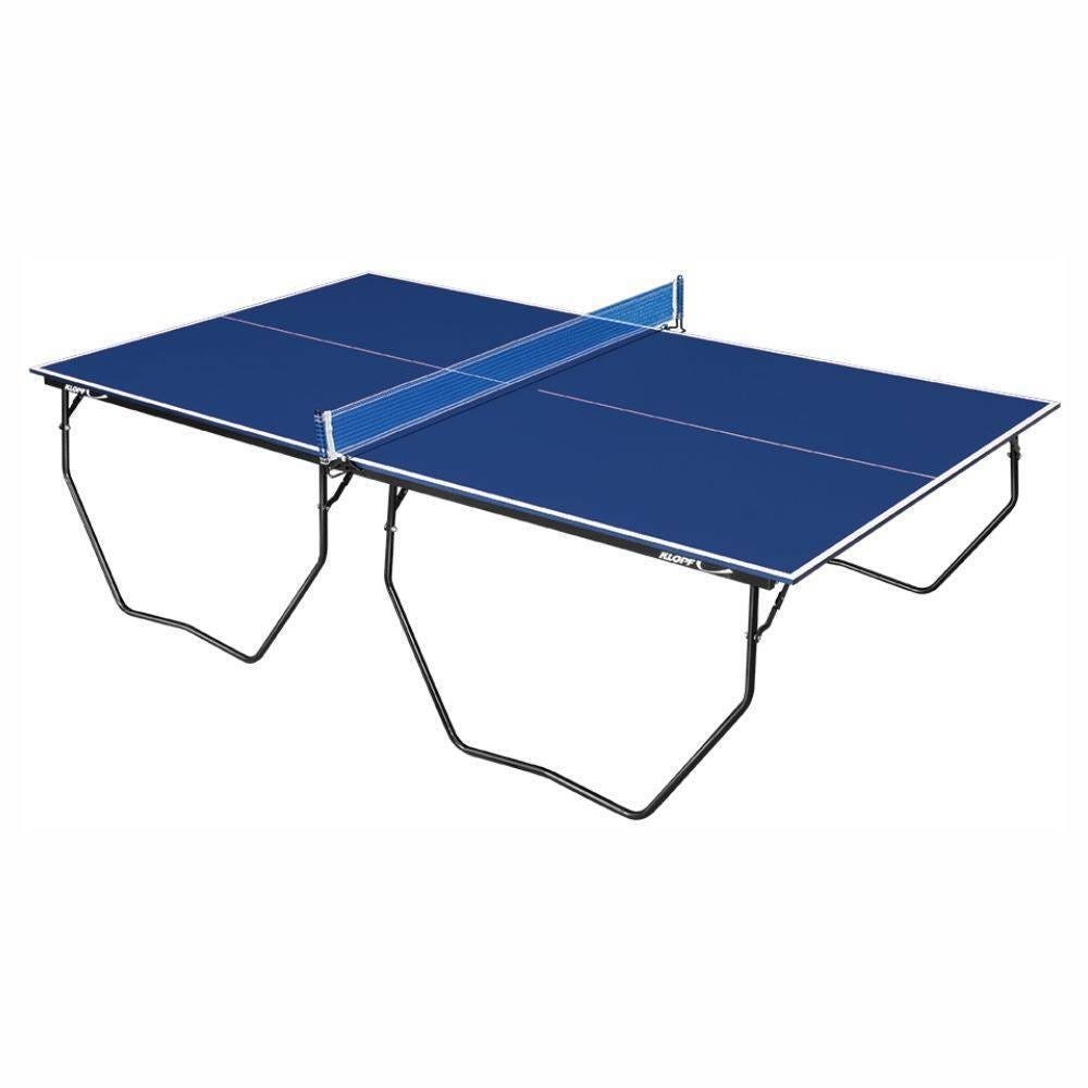 mesa de tênis de mesa ping pong klopf 1007 com rodízios mdp 15mm