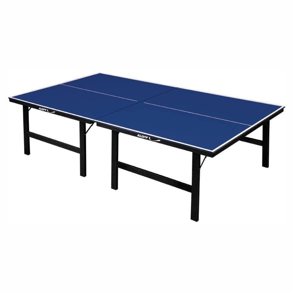 Mesa de Tenis de Mesa Ping Pong Klopf 1002 Mdp 18mm Azul Oficial