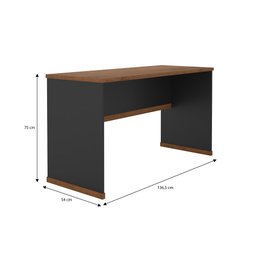 Conjunto Escritório Office Escrivaninha Balcões Gaveteiro Berlin - 3