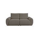 Ver imagem 2 de Sofá Living 3 Lugares Chenille Marrom Tec.2304 Murale 200cm Yescasa