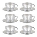 Ver imagem 1 de Conjunto de Xícaras Cazza Picnic em Vidro 290ml 6 Peças