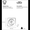 Ver imagem 3 de Kit 4 Pçs Embutido Recuado Quadrado Ar70 Branco Spot Embutir Save Energy Se-330.1048 Gu10 Branco