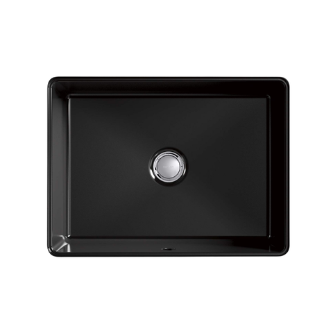 Cuba de Embutir Retangular Kohler Verticyl para Banheiro 44x33cm Branca | 2882BR-0 Preta sem Válvula