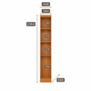 Ver imagem 5 de Módulo de Guarda Roupa com 1 Porta 100% MDF Cairo