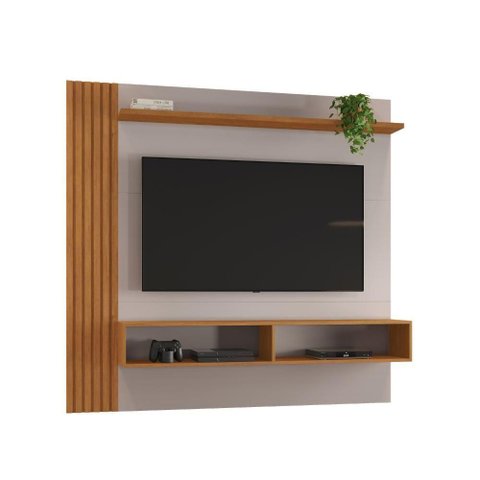 Painel para TV Loki 65" 170cm MDF-MDP com LED Off White Off!