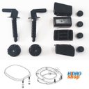 Ver imagem 1 de Fixação Assento Sanitário Aspen Deca Ébano Preto - 1100fx7595 1100.fx.75.95