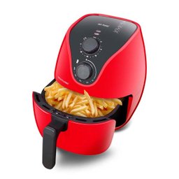 Air Fryer 4l Vermelha 220v - 1500w Com Grade - Ce084 - 1 Air Fryer 4l Vermelha 220v - 1500w Com Grade - Ce084 - 1
