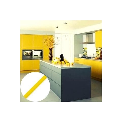 Plástico Adesivo Contact Leotack Amarelo com 10 Metros