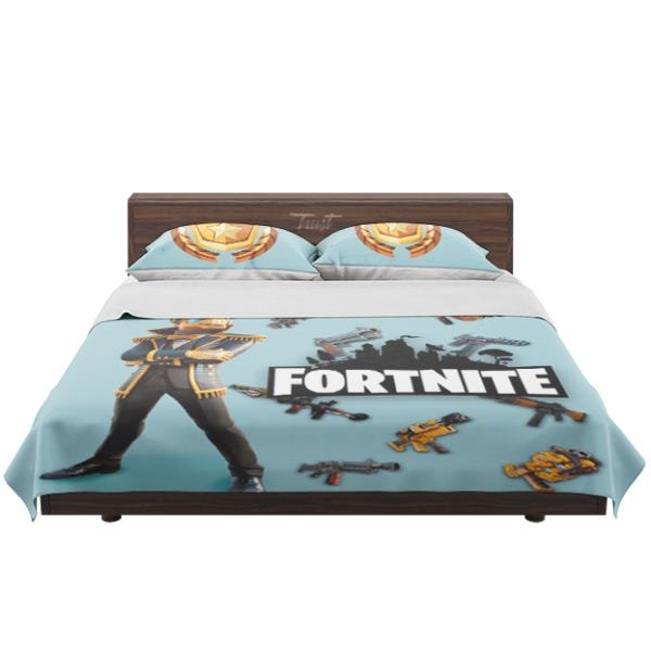 Jogo Cama Casal - Jogo Fortnite - Yonder Skin Game Season X - 2