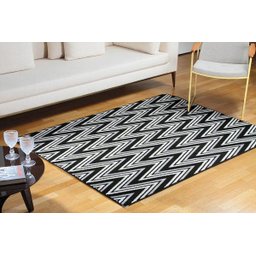 Tapete Andino 1,33x1,90M A-104 Preto - 1