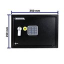 Ver imagem 2 de Cofre Eletrônico Yale Value Home