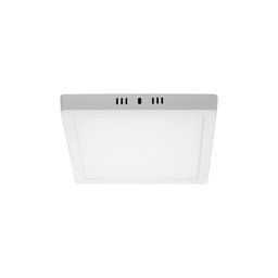 Painel Plafon Luminária Led Quadrado Sobrepor 18w 6500/3000k:branco - 3