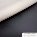 Ver imagem 2 de Cabeceira Casal com LED Yeon Courino Preto / Linho Off White - Sallar Home