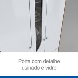 Guarda-Roupa Infantil 3 Portas 2 Gavetas Pão de Mel Henn - 7