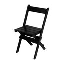 Ver imagem 3 de Conjunto Mesa Dobrável para Bar e Lanchonetes 60x60cm com 2 Cadeiras em Madeira Maciça - Preto