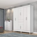 Ver imagem 1 de Guarda-Roupa Casal 8 Portas 2 Gavetas Munique Demóbile