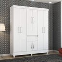 Ver imagem 5 de Guarda-Roupa Casal 8 Portas 2 Gavetas Munique Demóbile