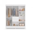 Ver imagem 2 de Guarda-Roupa Casal 8 Portas 2 Gavetas Munique Demóbile