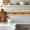 Ver imagem 3 de Faixa Decorativa Adesiva (autocolante) - Floral Amarelo Vibrante