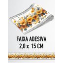 Ver imagem 5 de Faixa Decorativa Adesiva (autocolante) - Floral Amarelo Vibrante
