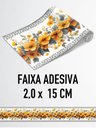 Ver imagem 5 de Faixa Decorativa Adesiva (autocolante) - Floral Amarelo Vibrante