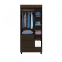 Ver imagem 2 de Guarda-Roupa Roupeiro 3 Portas 2 Gavetas Wind Demóbile