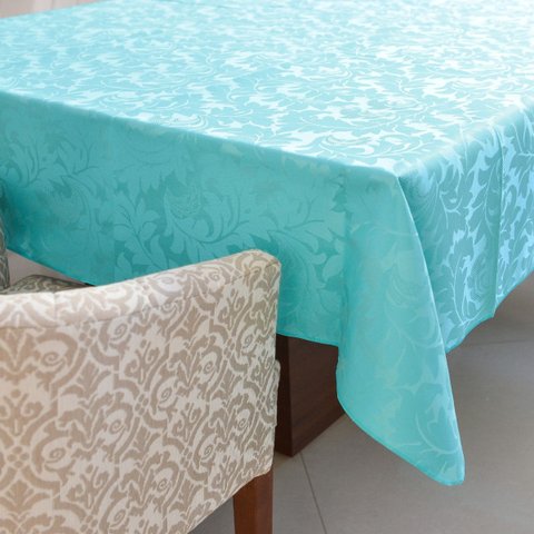 Toalha de Mesa Jantar 8 Lugares Jacquard 2,50x1,40m Tiffany