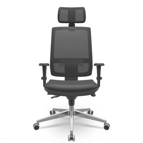 Brizza Tela Slider 3d Apoio Base Aluminio Plaxmetal Ergonômi - Sintético Preto