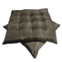 Ver imagem 2 de Kit 02 Almofadas Assento Futon Flat para Cadeira 40x40 Marrom Escuro