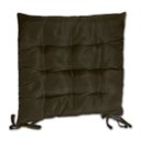 Ver imagem 3 de Kit 02 Almofadas Assento Futon Flat para Cadeira 40x40 Marrom Escuro