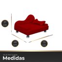 Ver imagem 6 de Mini Sofá Cama Divã Pet Cães e Gatos Orgânico Confortável e Reforçado Suede
