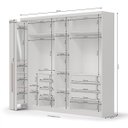 Ver imagem 4 de Guarda-Roupa Casal 6 Portas 6 Gavetas F546 Kappesberg