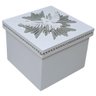 Caixa Strass Presente para Batizado com Símbolo Pomba do Espirito Santo  (12x12x09) - 1