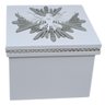 Caixa Strass Presente para Batizado com Símbolo Pomba do Espirito Santo  (12x12x09) - 3