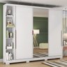 Guarda-Roupa Casal com Espelho 3 Portas de Correr F542 Kappesberg - 1